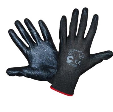shumee Delovne rokavice Bird Black Velikost 8