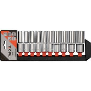 YATO Vtičnice dolge 1/2" 10 Elem. 38861