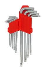 Greatstore Torx ključi dolgi 9 kosov