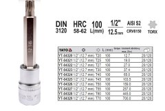 YATO Torx ključ za vretena 1/2" T40X100Mm