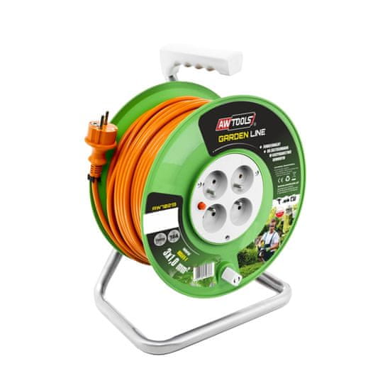 Greatstore Kabel za podaljševanje vrtnih linij 10M 3X1Mm 10A / 2300W