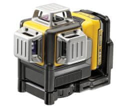 DeWalt Linearni tridimenzionalni laser 10,8V 1X2,0Ah Li-Ion rdeči žarek 15M Dce089D1R