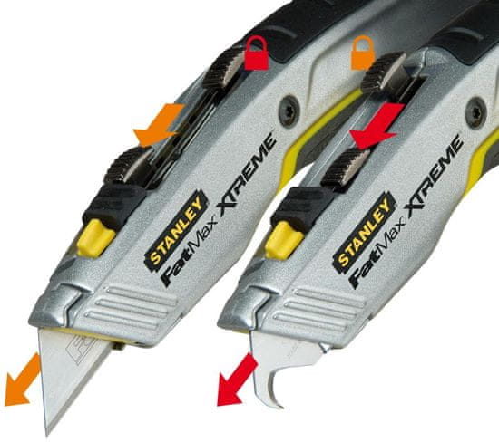 shumee STANLEY FATMAX XTREME NOŽ Z DVOJNIMI REZILI