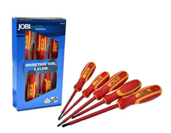 Greatstore Komplet vijačnikov 5 kosov za električarje Extra Vde Xt110