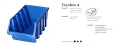 Greatstore Patrol Ergobox 4 modra, 204 X 340 X 155 mm