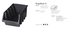 Patrol Ergobox 4 modra, 204 X 340 X 155 mm