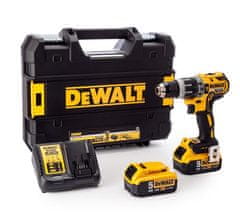 DeWalt Udarni vrtalnik 18V 70/27Nm 2X5.0Ah Li-Ion brezkrtačni primer Tstak Dcd796P2