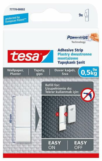 shumee Tesa Podloge za pritrjevanje tapet 0,5 kg