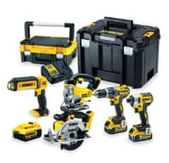 DeWalt Kombinirani komplet 18V Dcd796+Dcf887+Dcs39+Dcs331+Dcl050) 3X5.0Ah Tstak Dck551P3T