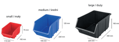 Ecobox srednje modra 155X240X125Mm