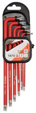 YATO Torx ključi za cevi 9St. T10-T50, dolgi 0563