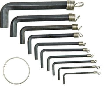 Vorel Šestrobni ključi 2-10Mm / Hex / Komplet 8 kosov. 56380