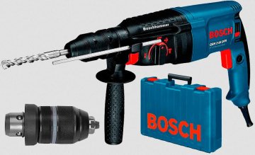 Bosch GBH 2-26 DFR 800W 2,7J udarni vrtalnik z možnostjo dleta + dodatni ročaj