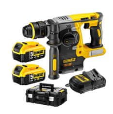 DeWalt Sds-Plus 18V 2,1J 2 X 5,0Ah Xr Li-Ion brezkrtačno vrtalno kladivo + ročaj Dch274P2T