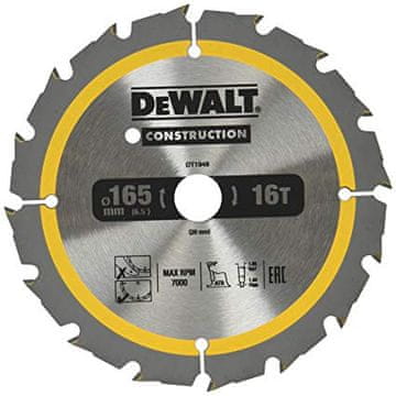 DeWalt Listnata žaga 165X20Mmx16Z