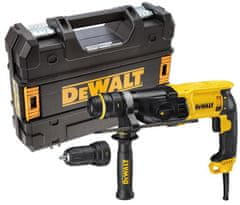 DeWalt Vrtalno kladivo 800W 2,8J + vpenjalnik + kovček