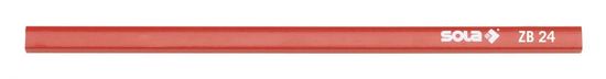 Sola tesarski svinčnik rdeč Zb24 za les