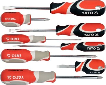 shumee YATO SET IZVIJAČEV 8 kos. PLOŠČATI / KRIŽNI SVCM55 2670