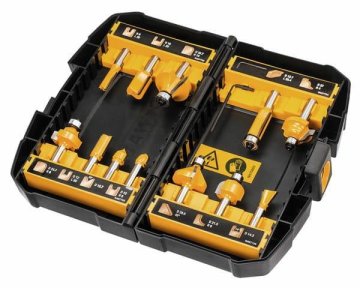 DEWALT 12-delni komplet rezkarjev