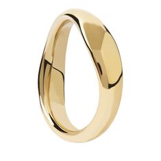 PDPAOLA Fino pozlačen prstan iz zlata PIROUETTE AN01-462 (Obseg 50 mm)