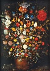 Piatnik sestavljanka Brueghel - Rože v leseni vazi, 1000 deklov