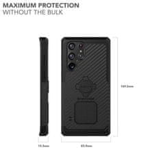 Rokform Rugged zaščitni ovitek za Samsung Galaxy S22 Ultra, črn (308901P)