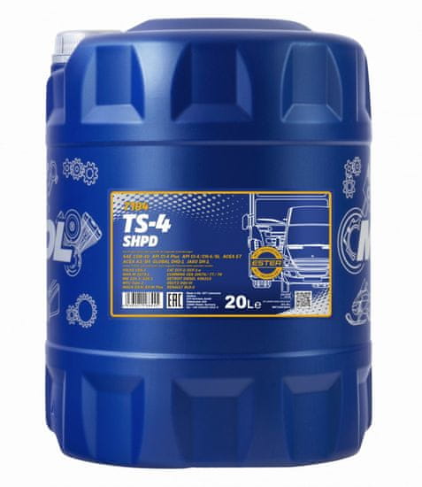 Mannol TS-4 SHPD 15W-40 Extra motorno olje, tovorno, 20 l