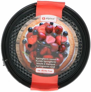 Alpina Okrogel vzmetni pekač 24x7cm ALPINA