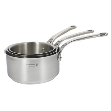 de Buyer 3410.03 SET 3 SAUCEPAN MILADY O16-18-20CM, 3410.03 SET 3 SAUCEPAN MILADY O16-18-20CM