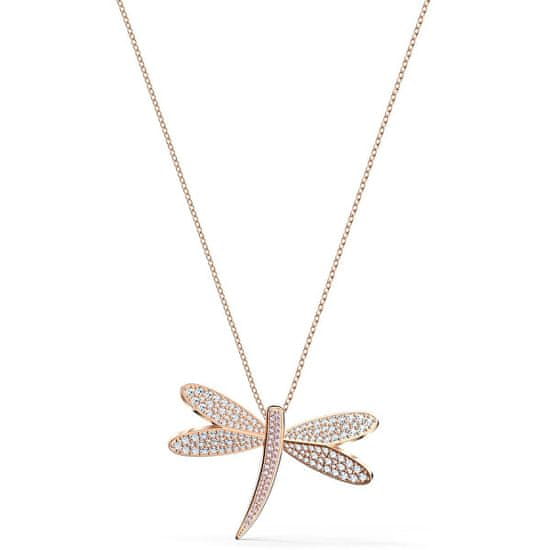 Swarovski Bronasta ogrlica s kačjim pastirjem Večna roža 5524856