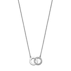 Lotus Style Elegantna jeklena ogrlica s cirkoni Woman Basic LS1913-1 / 1