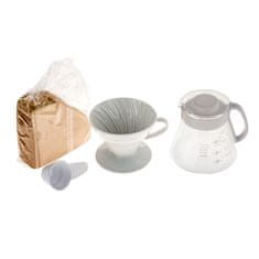 Hario Hario V60 Dripper & Pot White set - kapljalnik + strežnik + filtri