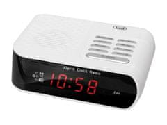 Trevi RC 827 D ura z radijskim sprejemnikom, FM Radio, dremež, funkcija spanja, bela (TRE-CLK-RC827D-W)