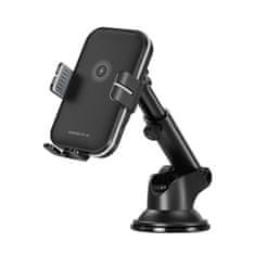 XO Nosilec za telefon z brezžičnim polnjenjem WX027 15W črn