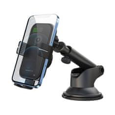 XO Nosilec za telefon z brezžičnim polnjenjem WX027 15W črn
