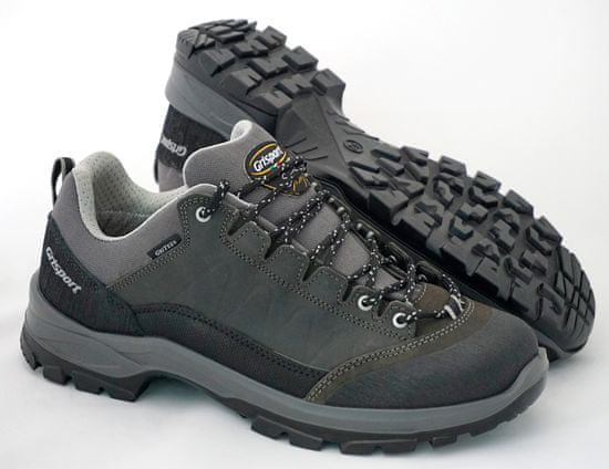 Grisport 14509 nizki treking čevlji, črno/sivi