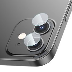 slomart baseus 2x 0,25 mm kaljeno steklo 9h za zadnjo kamero za iphone 12 / iphone 12 mini prozorno (sgapiph54n-jt02)