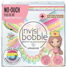 Invisibobble Otroški trak za lase s trakom Kids Slim Sprunchie Let´s Chase Rainbows