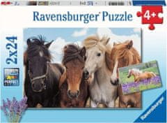 Ravensburger Puzzle Horse love 2x24 kosov