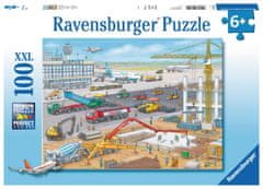 Ravensburger Puzzle Gradbišče na letališču XXL 100 kosov