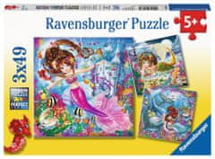 Ravensburger Puzzle Magic mermaids 3x49 kosov
