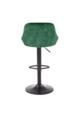 Halmar Barski stol H-101 - temno zelen/črn