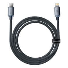 BASEUS Crystal Shine kabel USB-C / Lightning 20W 1.2m, črna