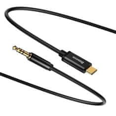 BASEUS Yiven avdio kabel USB-C / 3.5mm jack 1.2m, črna