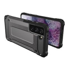 MG Hybrid Armor plastika ovitek za Samsung Galaxy S22 Ultra, črna
