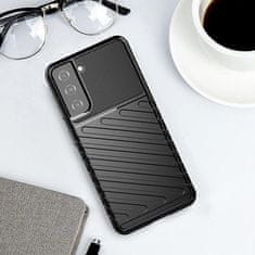 MG Thunder silikonski ovitek za Samsung Galaxy S22 Plus, črna