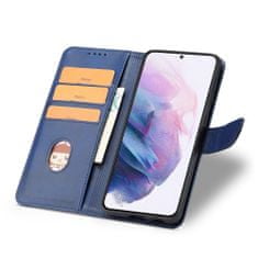 MG Magnet knjižni usnjeni ovitek za Samsung Galaxy S22 Ultra, modro