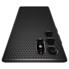 Spigen Liquid Air silikonski ovitek za Samsung Galaxy S22 Ultra, črna