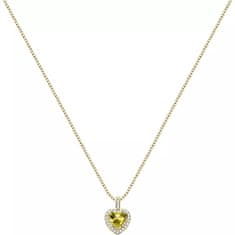 Morellato Romantična pozlačena ogrlica s srcem Tesori SAVB01 (verižica, obesek)