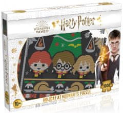 Winning Moves Harry Potter: božič na Bradavičarki sestavljanka, 1000 delov
